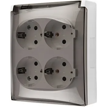 Elektrická zásuvka Elektrická Zásuvka zásuvka Kontakt-simon bílá