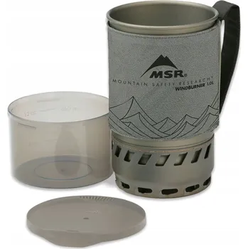 Turistický vařič Turistický hrnec MSR WindBurner Personal Accessory Pot - šedý
