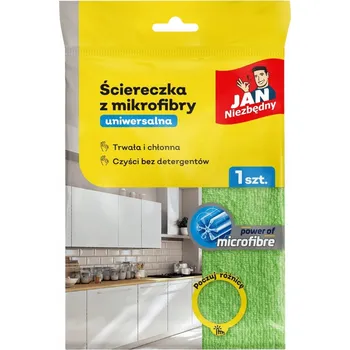 Utěrka Mikrovláknová Utěrka Jan Niezbędny (mikrovlákno) v balení po 1 ks zelená