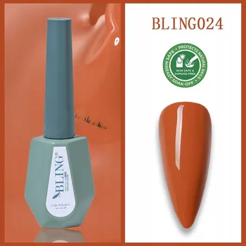 Přípravek na nehty Bling Gel na nehty HYBRIDNÍ LAK Karamel 10 ml č.