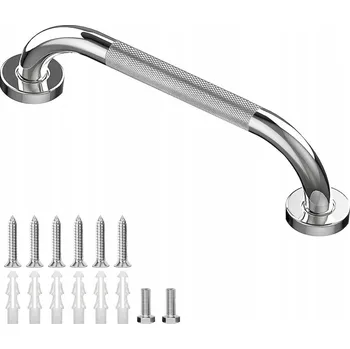 Madlo, nástěnné držadlo do koupelny pro invalidy, chromovaná Ocel