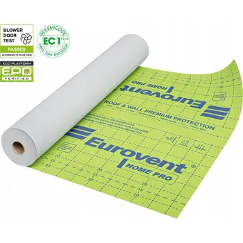 Stavební fólie Střešní Membrána Eurovent 135 g/m² 1,5 m x 50 m větruodolná