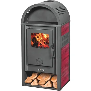 Krbová kamna Krbová kamna Blist VIENNA 8 kW - Red + příslušenství