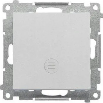 vypínač S.55 Spínač jednopólový s LED 10AX 250V, hliník matný TW1L.01/143