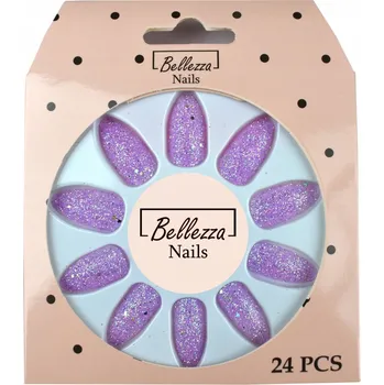 umělá květina Tipsy Bellezza fialové mandle 24 ks