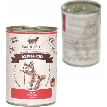 Krmivo pro kočku Natural Trail Alpha Cat Mokré krmivo pro kočky Hovězí 400 g
