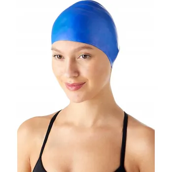 Plavecká čepice pro dospělé Silikonová Amazon – odstíny modré