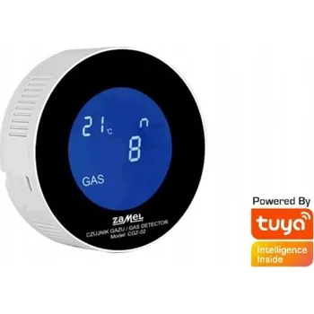 Detektor plynu Zamel drátový s Wi-Fi LCD pro zemní plyn a LPG