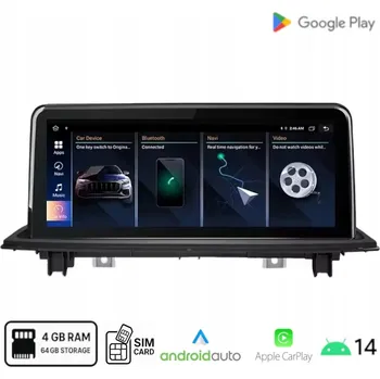 Autorádio Android rádio pro BMW X1 F48 EVO (2018-) Android Auto Carplay Wi-Fi 4+64 GB