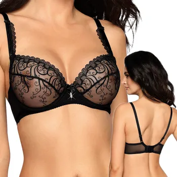 Dámské spodní prádlo RÓŻA Anuk Podprsenka měkká SOFT ČERNÁ 75C