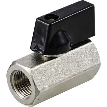 Ventil TRU COMPONENTS TC-304SM-FF1/4G TC-12770392 standardní kulový kohout Vnitřní závit: G1/4 16 bar (max) 1 ks