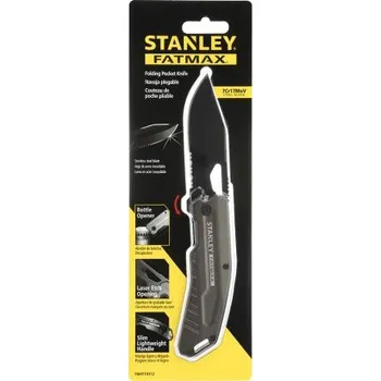 Pracovní nůž Bezpečnostní nůž zatahovací Skládací kapsa 88.9mm rovná čepel Stanley