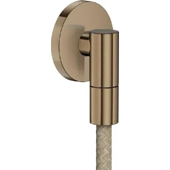 Sprchová hadice Axor Fine - Nástěnné kolínko, kartáčovaný bronz 36737140