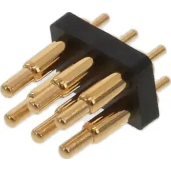 Elektrický konektor Konektor PCB, počet kontaktů: 6, počet řad: 2, rozteč: 2.54mm, Deska pl.spojů, orientace těla: Pravý úhel, Průchozí