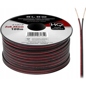 elektrický kabel Reproduktorový kabel mPartner CCA 2 x 0,35 mm2, 1 m