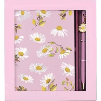 Dárkový set FLOWER - Zápisník s perem