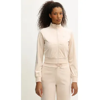 Pánská mikina Velurová mikina Guess COUTURE V3BQ22.K0232 béžová 08X, vel. L