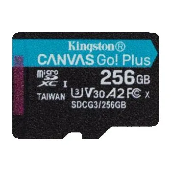 Paměťová karta Karta Micro SD MicroSDXC 256 GB Ne 3D TLC Class 10 Kingston