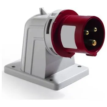 Elektrická zásuvka Plug 50/60 Hz wall mounted IP44 3P plus N plus T 3