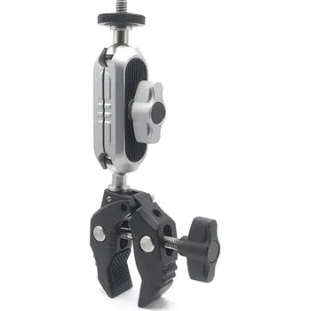 Techsuit - Držák na řídítka kola (JX-006) - pro GoPro, 1/4 šroub, multifunkční - černý