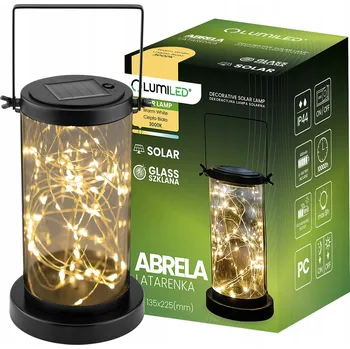 Venkovní osvětlení SOLÁRNÍ LAMPA LED Zahradní ZÁVĚSNÁ LUCERNA Stojací VYSOKÁ