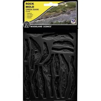 Modelová železnice Woodland Scenics WC1245 univerzální kaučuková forma břeh řeky (d x š) 250 mm x 130 mm