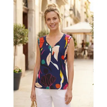 Dámské tričko Dámská halenka ALTISPORT EARLA TMAVĚ MODRÁ L