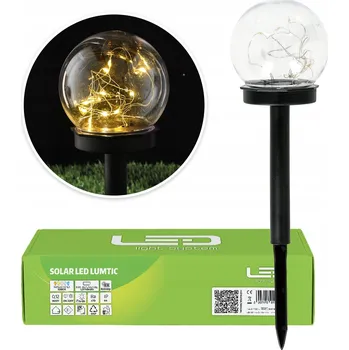 Venkovní osvětlení Solární lampa zapichovací Laitica bílá 36 cm 1 ks