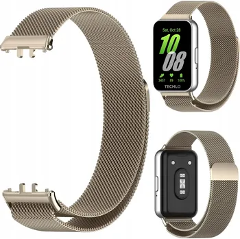 Náramek Techlo Milan - Náramek pro Samsung Galaxy Fit 3 | Tlumené zlato