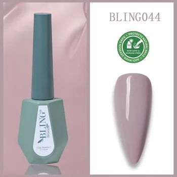 Přípravek na nehty Bling Gel na nehty HYBRIDNÍ LAK Růžová pudrová barva 10 ml č. 44