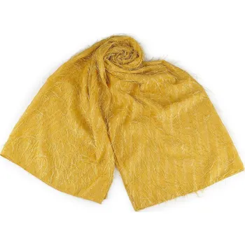 Šátek Společenský šifónový šál přes ramena / štola 180x70 cm - 5 zlatá