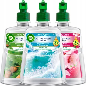 Vůně do bytu Air Wick Active Fresh Náplň do osvěžovače vzduchu MIX 228ml x3