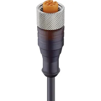 Lumberg Automation RKT 4-225/5 M upravený zástrčkový konektor pro senzory - aktory, 11356-1, piny: 4, 5.00 m, 1 ks
