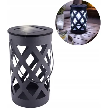 Venkovní osvětlení Solární lucerna černá Lampion zahradní IP44 04940 TABU LED IDE