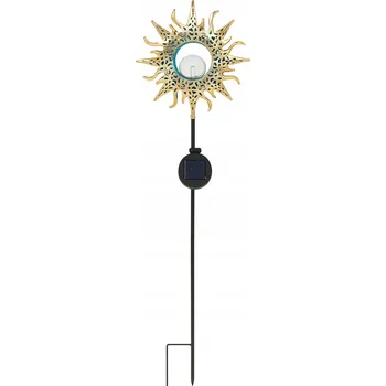 Venkovní osvětlení Solární lampa dekorativní Slunce LED - kovová zahradní dekorace