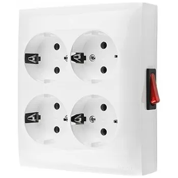 Elektrická zásuvka Elektrická Zásuvka Kontakt-simon bílá