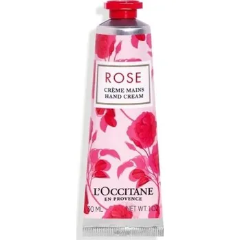 Krém na ruce L'OCCITANE Bambucké máslo 20% ROSE 30 ml Rychle se vstřebává Chrání suché ruce Nemastná korejská péče o pleť