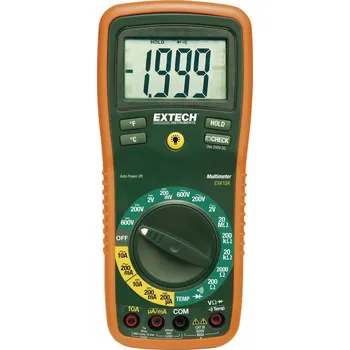 Multimetr Extech EX410A-ISO multimetr Kalibrováno dle (ISO) digitální CAT III 600 V Displej (counts): 2000