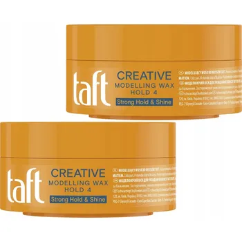 Stylingový přípravek Taft Vosk na vlasy Silná fixace a lesk Kreativní modelování 75 Ml x2