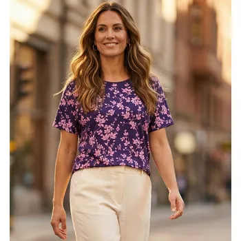 Dámské tričko Dámské triko ALTISPORT GYLDA TMAVĚ MODRÁ XXXL