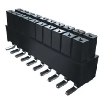 Elektrický konektor Patice PCB, řada: IPS1, rozteč: 2.54mm, počet kontaktů: 22, počet řad: 2, Průchozí otvor Socket Samtec