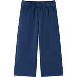Dětské kalhoty s širokými nohavicemi námořnicky modré 140 14831