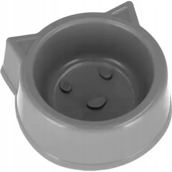 Miska pro psa Jedna plastová miska TRIK&ROLL šedá 0,45 l