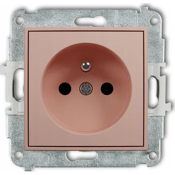 Elektrická zásuvka Elektrická Zásuvka Karlik růžová