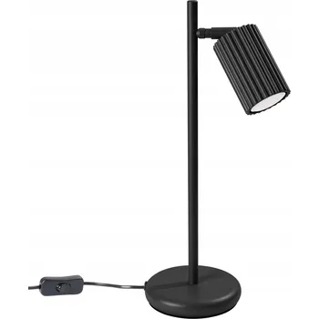 Lampička Sollux Stolní lampa KARBON GU10 - černá