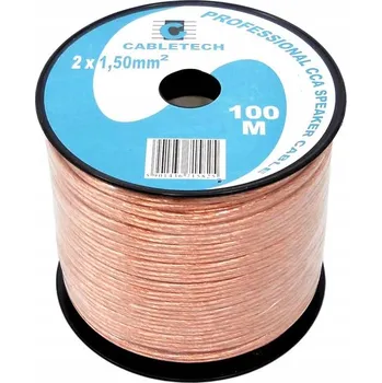 elektrický kabel Kabel Cabletech Reproduktorový kabel CCA 1 m