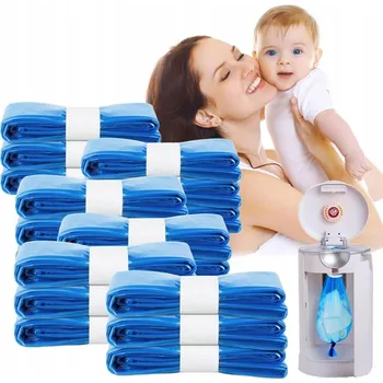 Koš na pleny 18 x Náhradní sáčky do koše na pleny ANGELCARE nový