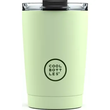 Termohrnek Nerezový termohrnek COOL BOTTLES Pastel Green třívrstvý 330ml