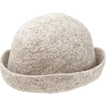 Lahtiset Klobouk do sauny z ovčí vlny Lahtiset, světle šedý