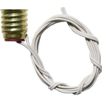 BELI-BECO L40/124 objímka pro žárovku Připojení mini lampy (patice): E10 připojení patice: dráty 1 ks